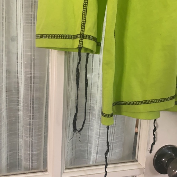 Neon ragged jeans shirt dress - Picture 3 of 3